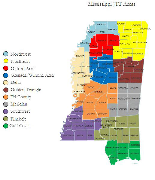 JTT Area Map